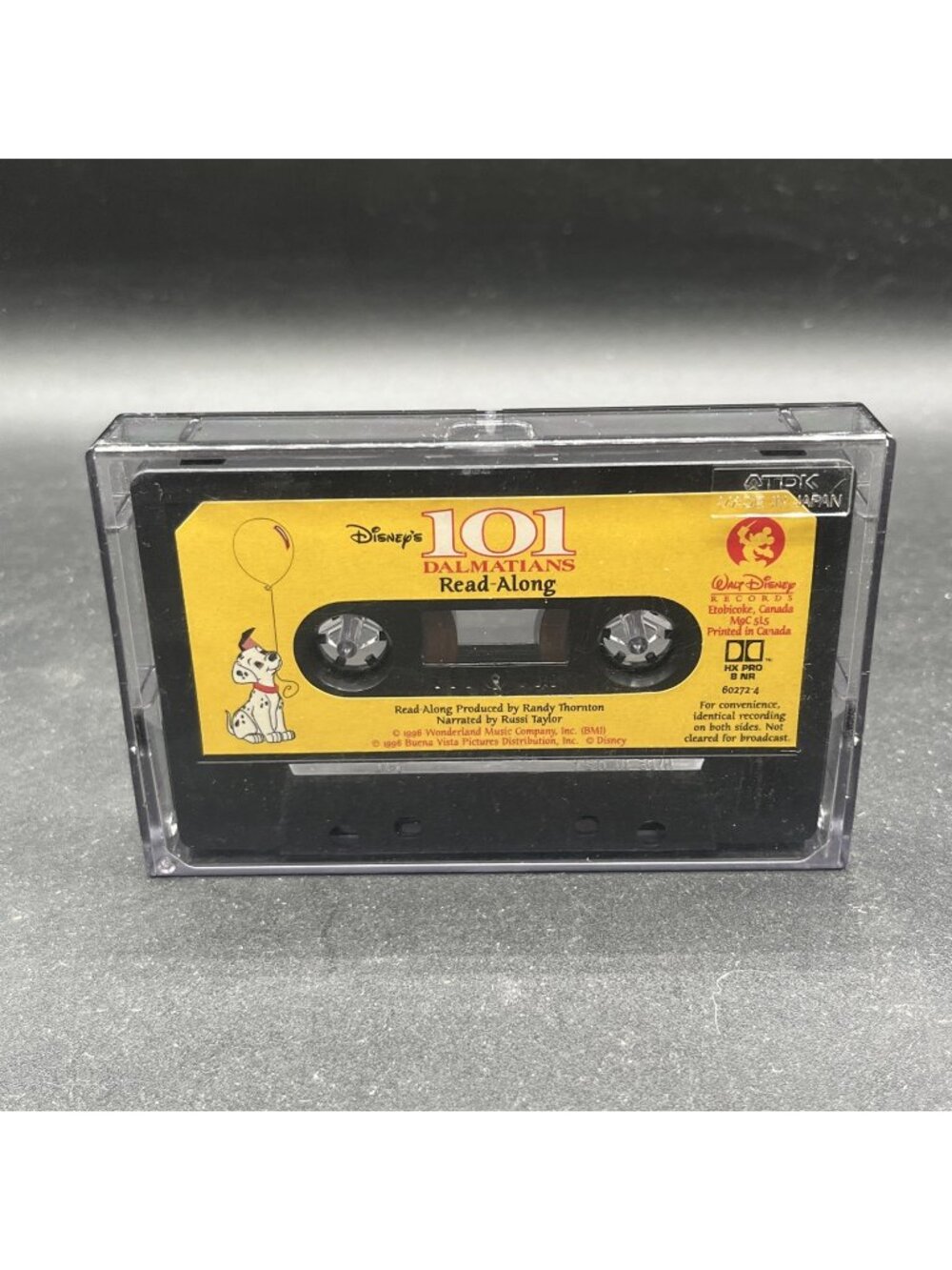 Disney 101 Dalmatians Read-Along Cassette Tape 1996 Disney ✅